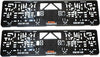 Portatarga nero STIHL TIMBERSPORTS con scritta