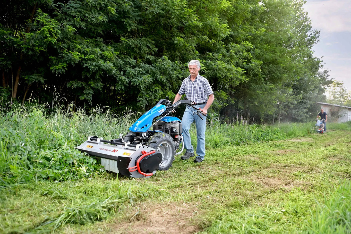 Broyeur à fléaux RollerBlade BCS Pasquali Ferrari 75 cm avec couteaux mobiles en Y