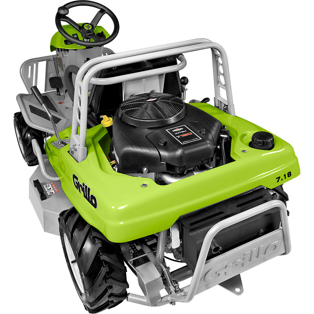 Trattorino trinciaerba grillo climber 7.18