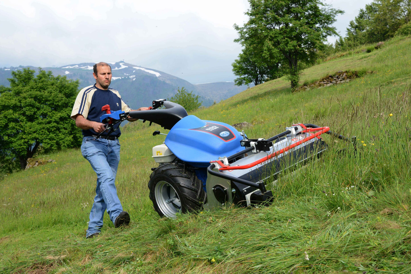 Broyeur à fléaux BladeRunner BCS Pasquali Ferrari 90 cm avec couteaux mobiles en Y