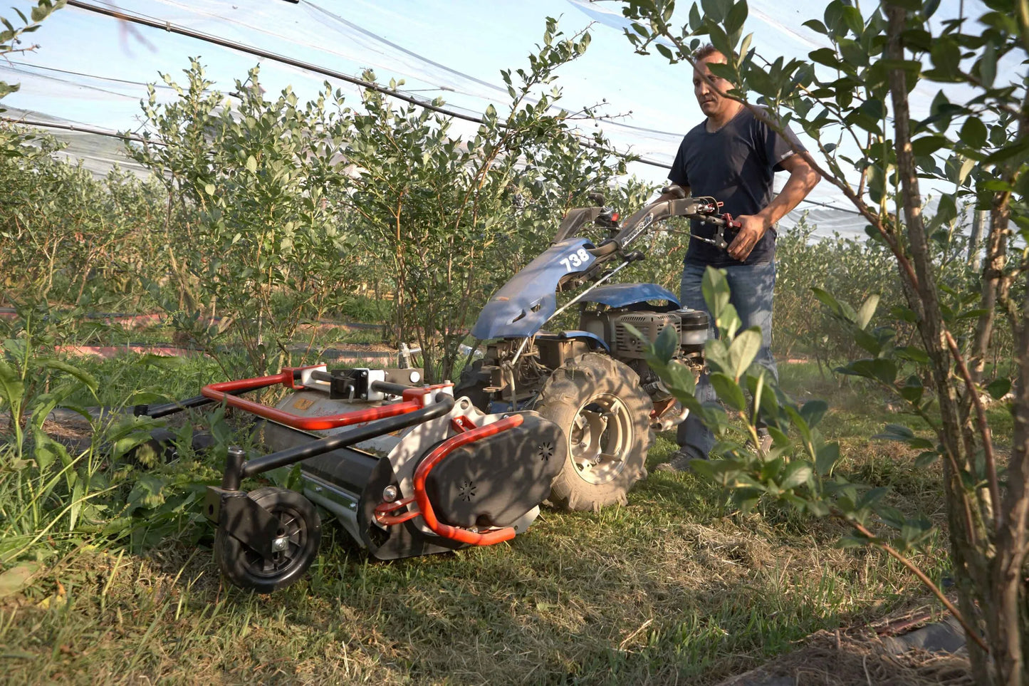 Broyeur à fléaux BladeRunner BCS Pasquali Ferrari 90 cm avec couteaux mobiles en Y