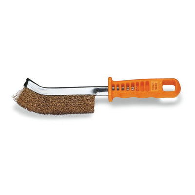 Brosse courbe à fils d'acier laitonné Ø fil 0,3 mm - 1737 NX