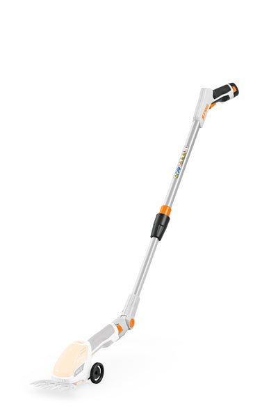 Asta Telescopica Stihl per HSA 26, visualizzazione completa con impugnatura morbida e rotelle scorrevoli.
