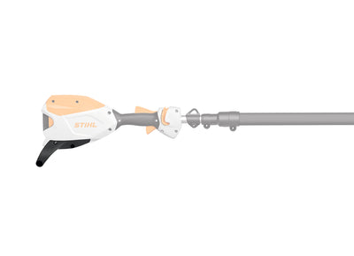 Basi di supporto Stihl per HTA e HLA con batteria sul terreno