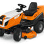 Particolare del sistema di controllo del trattorino STIHL RT 6127 ZL.