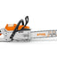 Vista frontale della motosega Stihl MSA 300