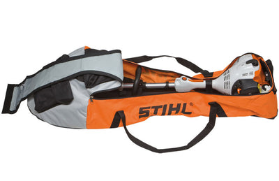 Interno della Borsa STIHL per attrezzature a batteria e Kombi, spazi per dispositivi