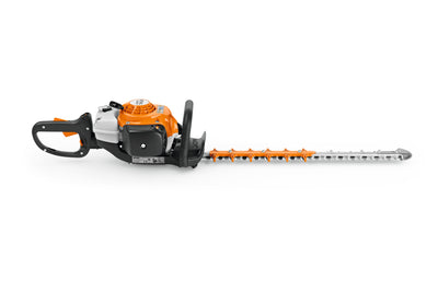 Vista laterale del tagliasiepi a scoppio STIHL HS 82 R