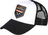 Cappello trucker bianco e nero Stihl Timbersports con scritta 