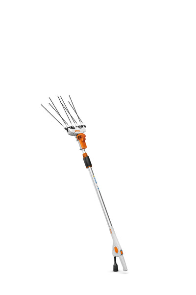 Vista generale dell'abbacchiatore STIHL SPA 140 con asta telescopica