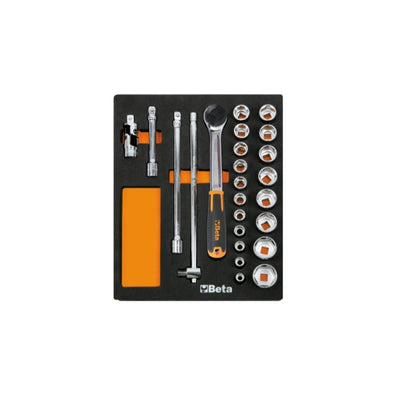 Plateau souple en EVA douilles hexagonales de 1/2" - M83